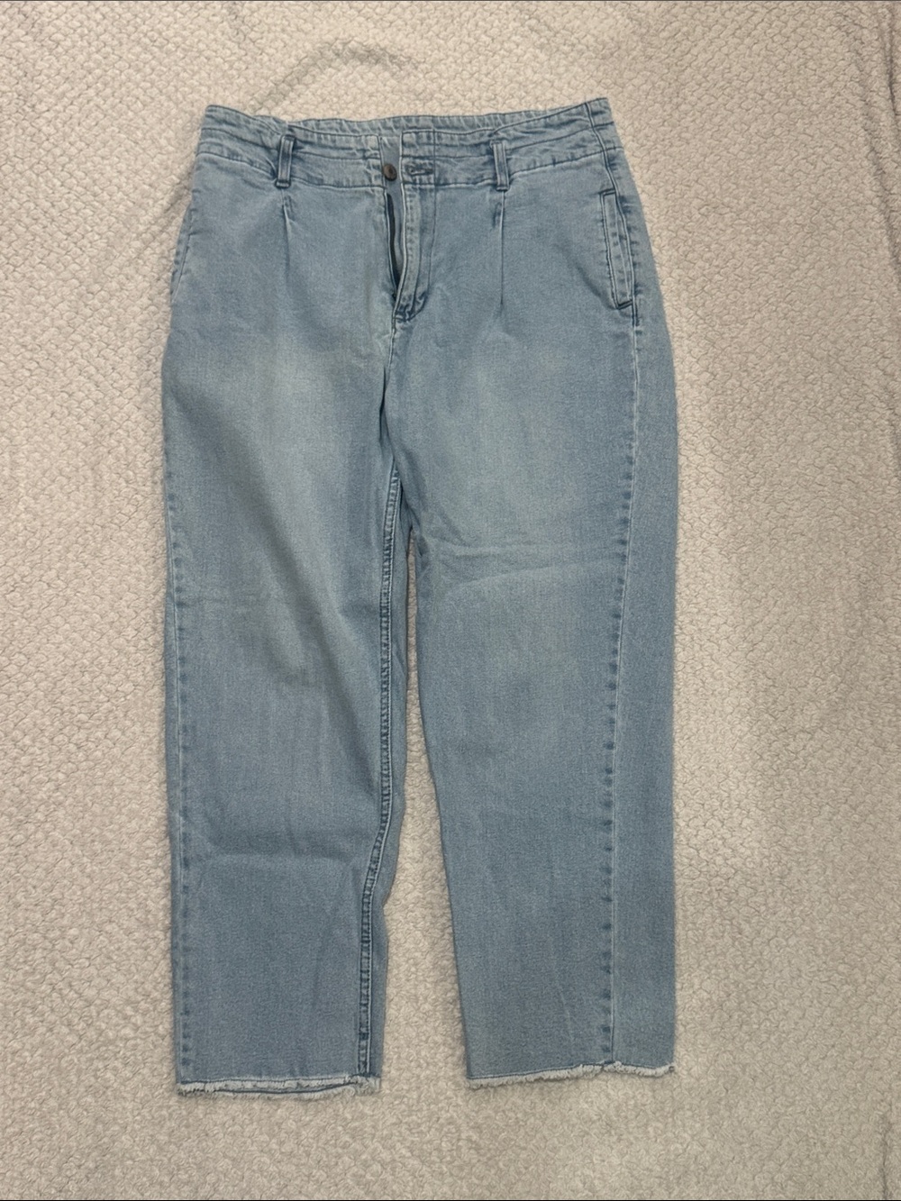 Light Blue Women’s High-Rise Straight Jeans